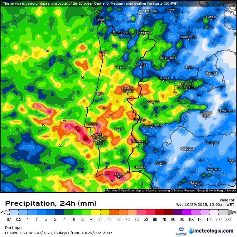 Tempestade Atlântica vai trazer muita chuva e trovoada a Portugal, e não fica por aqui... saiba as previsões do tempo na segunda e terça, 27-28 de outubro de 2025 Muita chuva, com a possibilidade de uma tempestade Atlântica na terça-feira