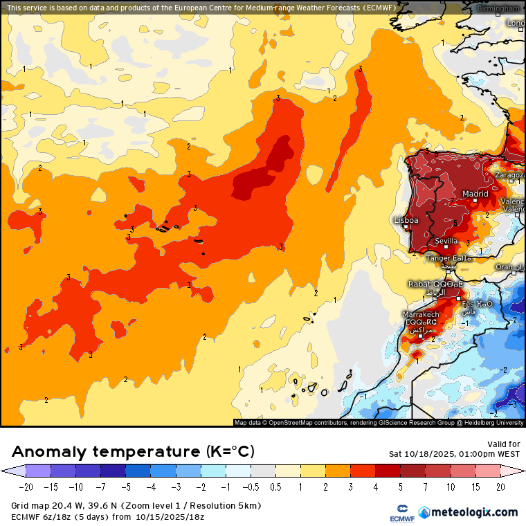 Chuva (e vento) regressam domingo, e pode vir para ficar, com sucessivas depressões a caminho - saiba a previsão do tempo este fim-de-semana, e o que pode vir depois! Temperaturas elevadas em todo o país - anomalia prevista pelo modelo ECMWF