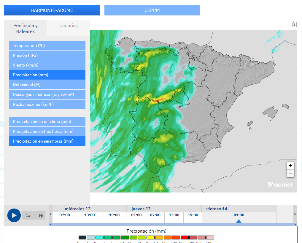 Mau tempo traz risco de fenómenos de vento extremo entre Lisboa e o Algarve nesta quinta-feira, 13 de novembro - saiba em que horas será mais provável, e em que locais Risco de chuvas torrenciais em Espanha - precaução se está neste país, o risco é MAIOR que em Portugal, localmente