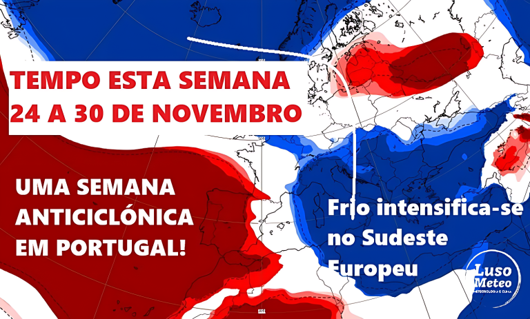 Mais frio, geadas, e mais oscilações do jato polar - Iremos entrar num período chuvoso depois? Saiba como estará o tempo esta semana, 24 a 30 de novembro de 2025