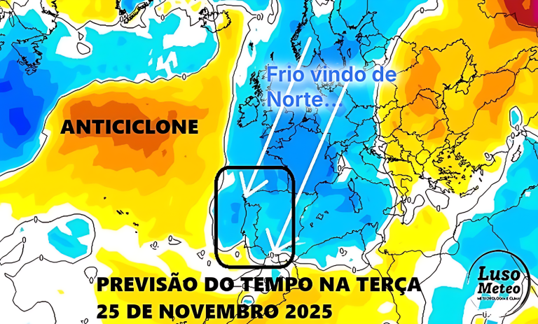 O sol regressa, e com ele vem o frio, de novo - será para ficar? Saiba a previsão do tempo na terça, 25 de novembro para a sua região!