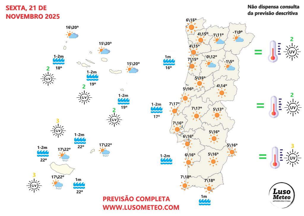 Vem aí mais frio, sem dúvida - mas será verdade que vem mesmo uma vaga de frio polar? Saiba as previsões do tempo para a sua região na quinta e sexta, 20 e 21 de novembro! Previsão do tempo na sexta, 21 de novembro de 2025