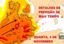 Mau tempo com chuva forte, muita trovoada, granizo, vento e até neve na Serra da Estrela - saiba a atualização de previsão do tempo na quarta-feira na sua região! Mau tempo com chuva forte, muita trovoada, granizo, vento e até neve na Serra da Estrela - saiba a atualização de previsão do tempo na quarta-feira na sua região!