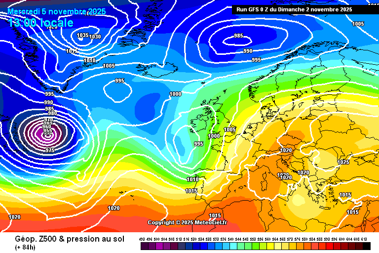 Uma depressão e jato polar ativo trazem mais chuva (e até trovoadas) em alguns dos dias desta semana- saiba tudo com a previsão do tempo esta semana, 3 a 9 de novembro de 2025 Na quarta-feira podemos ver o anticiclone próximo dos Açores, contudo uma depressão aproxima-se (e outra afeta Portugal Continental)