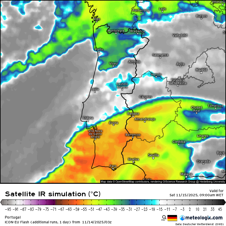 Potencial para um temporal na região Sul, com vento extremo, no sábado