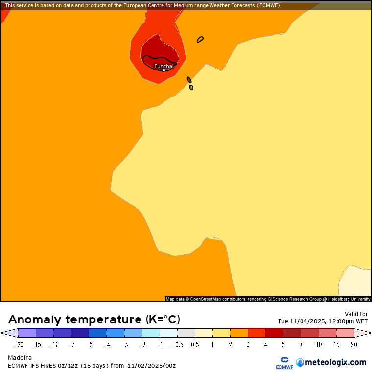 Uma depressão e jato polar ativo trazem mais chuva (e até trovoadas) em alguns dos dias desta semana- saiba tudo com a previsão do tempo esta semana, 3 a 9 de novembro de 2025 Temperaturas 5ºC, ou mais, acima da média na Madeira no início da semana!