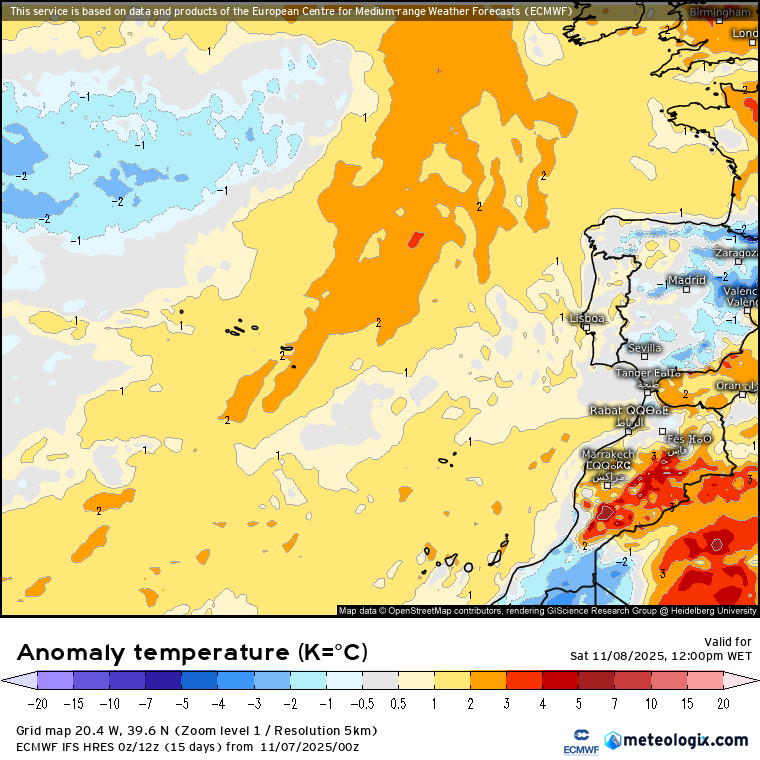 Várias depressões vão trazer uma semana muito instável, com o jato polar perturbado - mas antes disso, o sol está nas previsões do tempo no fim-de-semana 8 e 9 de novembro Temperaturas acima da média nas Ilhas neste sábado