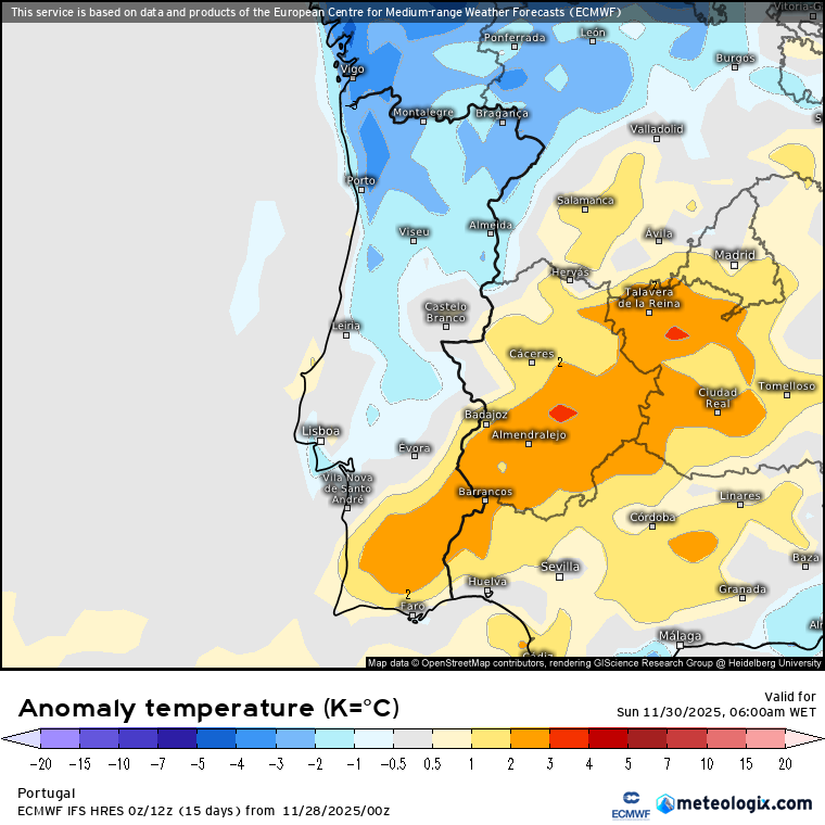 Algum frio, principalmente no Norte e Centro do país - assim fica marcado o tempo este fim-de-semana em Portugal Continental!