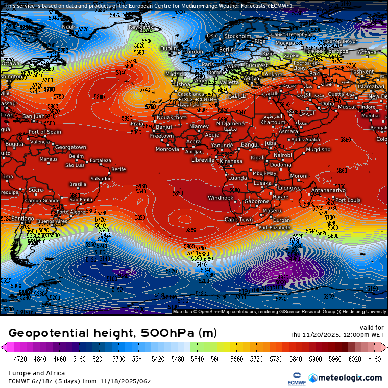 Vem aí mais frio, sem dúvida - mas será verdade que vem mesmo uma vaga de frio polar? Saiba as previsões do tempo para a sua região na quinta e sexta, 20 e 21 de novembro! O anticiclone irá manter-se estável no Atlântico, com os fluxos Nordeste a dominar