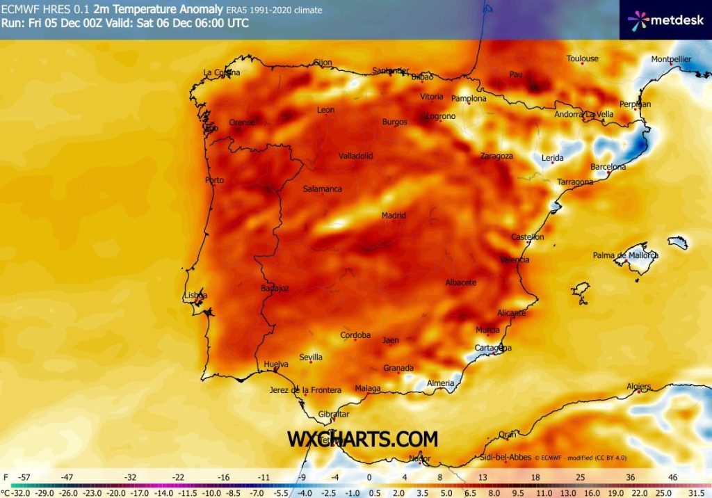 Depressão Davide com efeitos em Portugal no fim-de-semana, trazendo um fluxo húmido e tropical - tempo anormalmente ameno! - saiba detalhes da previsão! Temperaturas amenas neste sábado - as mínimas podem rondar os 16 a 18ºC em alguns locais!