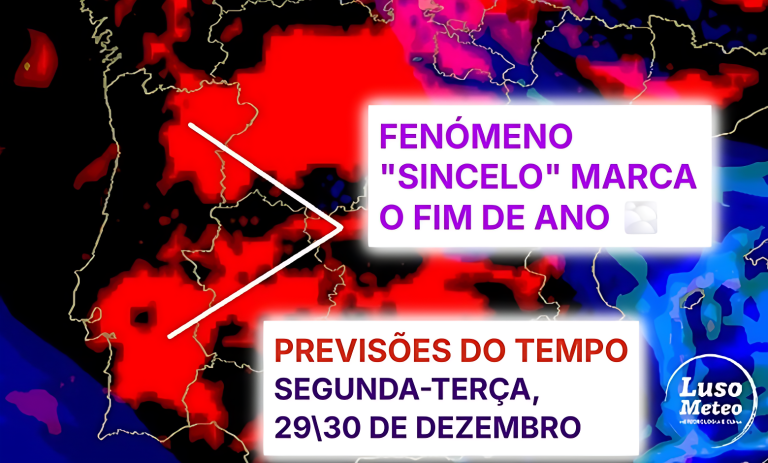 Sincelo é o fenómeno meteorológico que irá marcar o fim do ano – previsão do tempo na segunda e terça, dias 29 e 30 de dezembro Sincelo é o fenómeno meteorológico que irá marcar o fim do ano - previsão do tempo na segunda e terça, dias 29 e 30 de dezembro