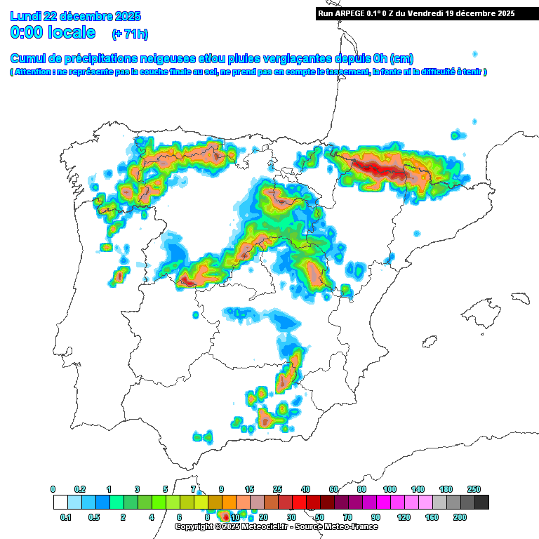 Nevão em praticamente todas as serras da Península Ibérica - 20 e 21 de dezembro de 2025
