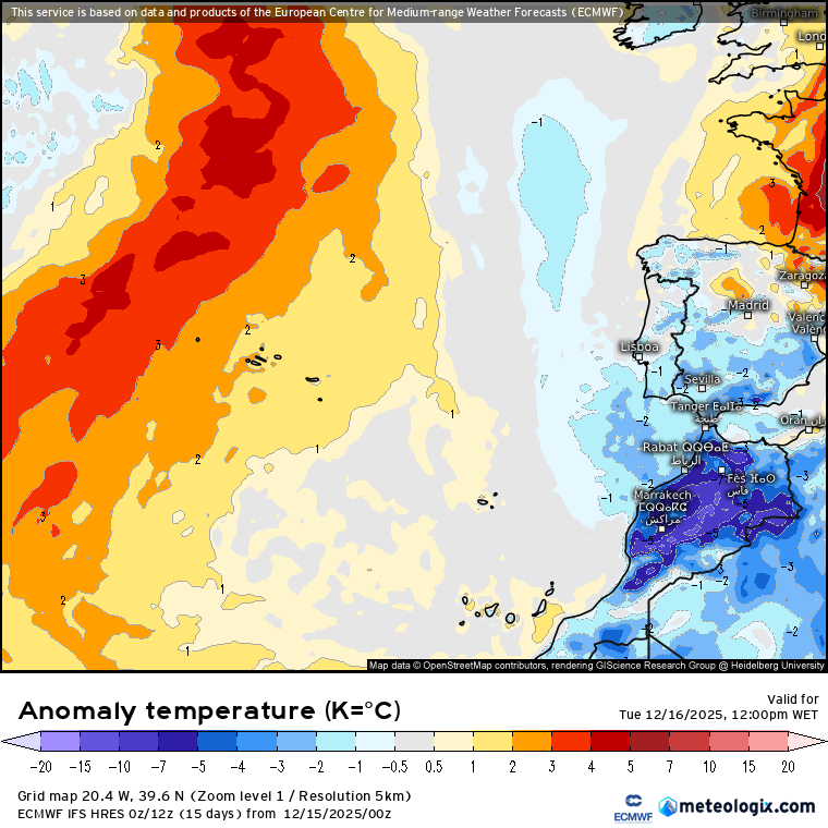 Se nas Ilhas o tempo estará mais quente que a média, em Portugal Continental estará mais frio...