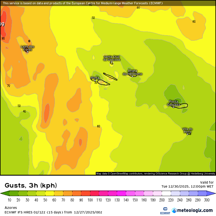 Sincelo é o fenómeno meteorológico que irá marcar o fim do ano - previsão do tempo na segunda e terça, dias 29 e 30 de dezembro Vento forte previsto nos Açores, com rajadas máximas de 80km/h em especial nas Ilhas Ocidentais