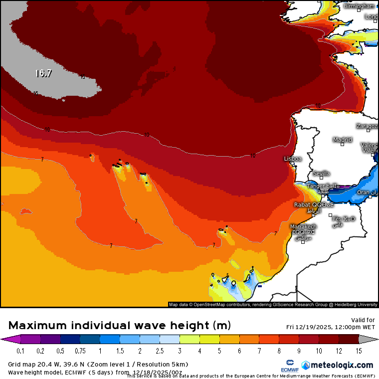 Uma grande depressão fria irá dominar o tempo nos próximos dias - com chuva e neve em altitudes mais baixas que o habitual - fim de ano memorável? Saiba as previsões para 19 a 21 de dezembro Oceano Atlântico muito agitado, e ondulação forte em todo o território