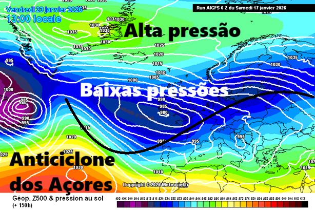 Temporais Atlânticos, anomalia térmica, e um forte nevão devem marcar o tempo esta semana, 19 a 25 de janeiro de 2026 - se está farto de frio e chuva, temos más notícias... Tempo esta semana marcado por chuva, vento e frio - padrão atmosférico curioso...