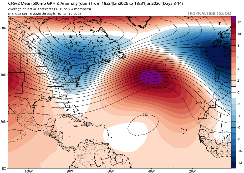 Temporais Atlânticos, anomalia térmica, e um forte nevão devem marcar o tempo esta semana, 19 a 25 de janeiro de 2026 - se está farto de frio e chuva, temos más notícias... Frio polar mais intenso na última semana de janeiro? Vamos ver!
