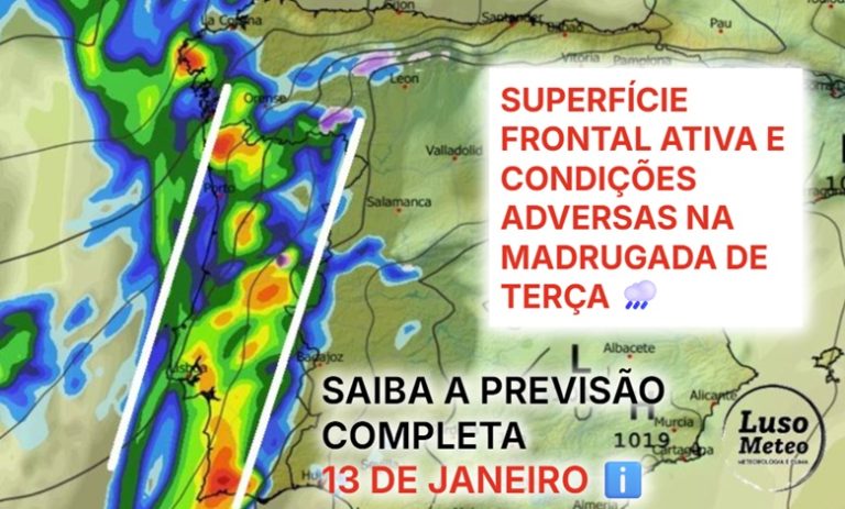 Madrugada será de condições atmosféricas adversas em boa parte do país – como será, depois, o tempo na terça, 13 de janeiro? Saiba a nossa previsão completa! Madrugada será de condições atmosféricas adversas em boa parte do país - como será, depois, o tempo na terça, 13 de janeiro? Saiba a nossa previsão completa!