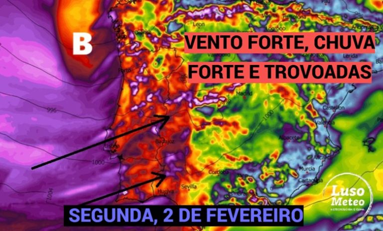 Sistema depressionário complexo traz mais uma frente com chuva e vento forte – mais uma madrugada de mau tempo – previsão do tempo na segunda, 2 de fevereiro Sistema depressionário complexo traz mais uma frente com chuva e vento forte - mais uma madrugada de mau tempo - previsão do tempo na segunda, 2 de fevereiro