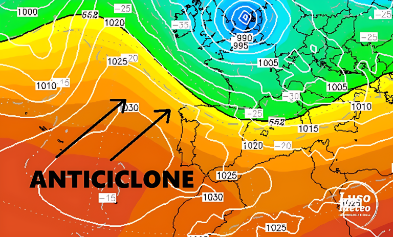 Tempo na sexta, 9 de janeiro de 2026 - anticiclone estende-se dos Açores até Portugal Continental, novamente - saiba a previsão!