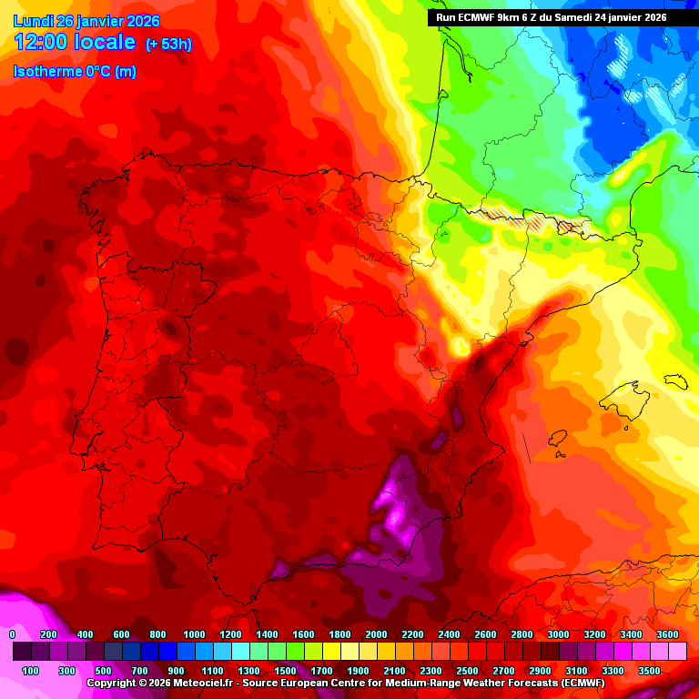 Mau tempo - Nova tempestade (Joseph?) afeta o tempo na segunda em Portugal - 26 de janeiro- podem cair 150mm de chuva, e o vento pode ultrapassar 100km/h - saiba como estará na sua região A cota de neve estará bem acima de 2000m, fruto da massa de ar subtropical associada a esta nova tempestade - neve a derreter...