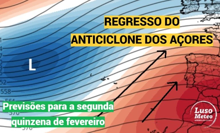 O adormecido anticiclone dos Açores vai regressar no dia de São Valentim - o que significa para o tempo em Portugal nas próximas semanas?