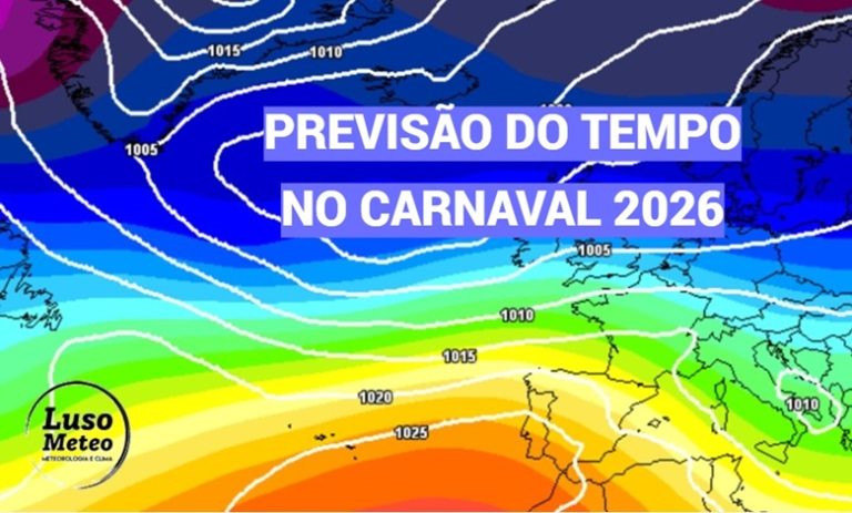 Como poderá ser o tempo no Carnaval em Portugal? Conheça as mais recentes tendências da previsão meteorológica Como poderá ser o tempo no Carnaval em Portugal? Conheça as mais recentes tendências da previsão meteorológica