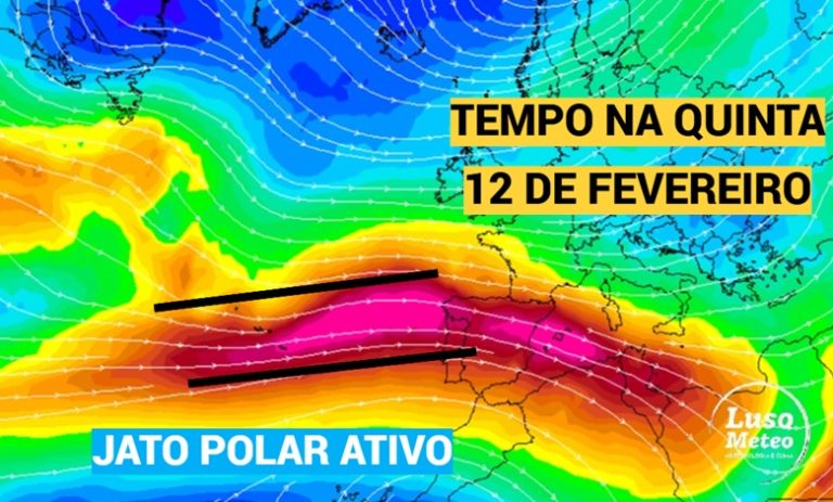 Tempo na quinta - alívio temporário da chuva, antes de um novo agravamento, com a aproximação de uma depressão - saiba a previsão para 12 de fevereiro