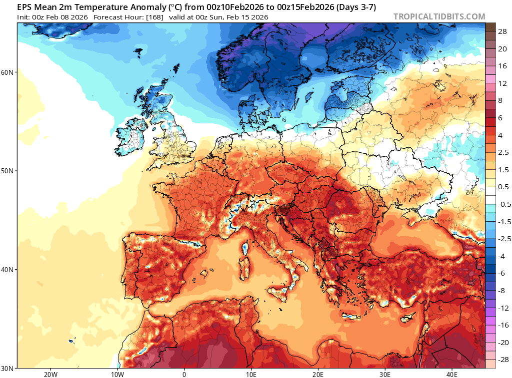 Temperaturas acima da média esta semana