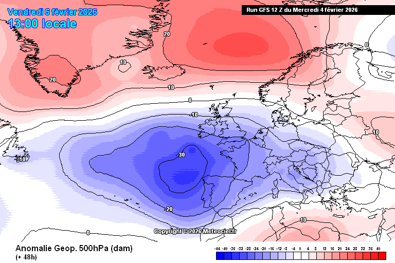 Trovoadas e forte nevão, com uma massa de ar polar a caminho (mais uma) - saiba a previsão do tempo na sexta, 6 de fevereiro Impressionante o regime atmosférico persistente, com alta pressão no Ártico, e baixas pressões persistentes nas nossas latitudes...