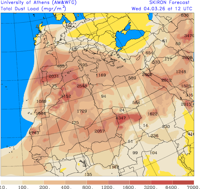 Bloqueio com instabilidade atmosférica, e poeiras de África em elevadas concentrações - mudanças para o fim-de-semana - saiba a previsão do tempo entre 2 a 8 de março Bloqueio com instabilidade atmosférica, e poeiras de África em elevadas concentrações - mudanças para o fim-de-semana - saiba a previsão do tempo entre 2 a 8 de março