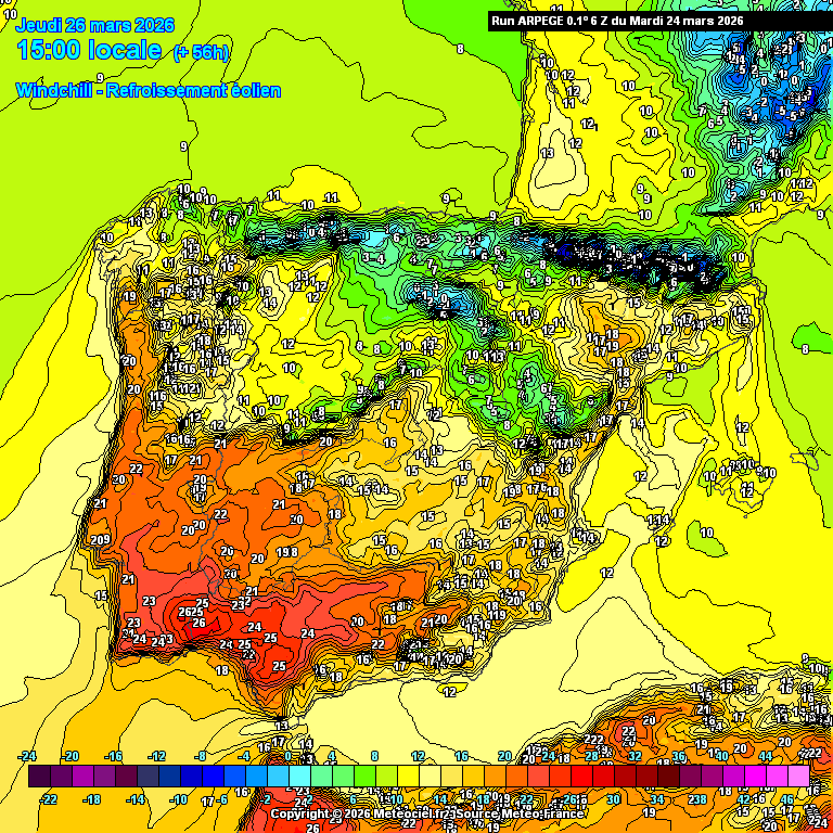 Mais vento em Portugal, e uma tempestade no Sudeste Europeu - saiba como estará o tempo na quinta, 26 de março Bem notória a descida de temperatura no Interior de Trás-os-Montes, com o aumento do vento de Nordeste
