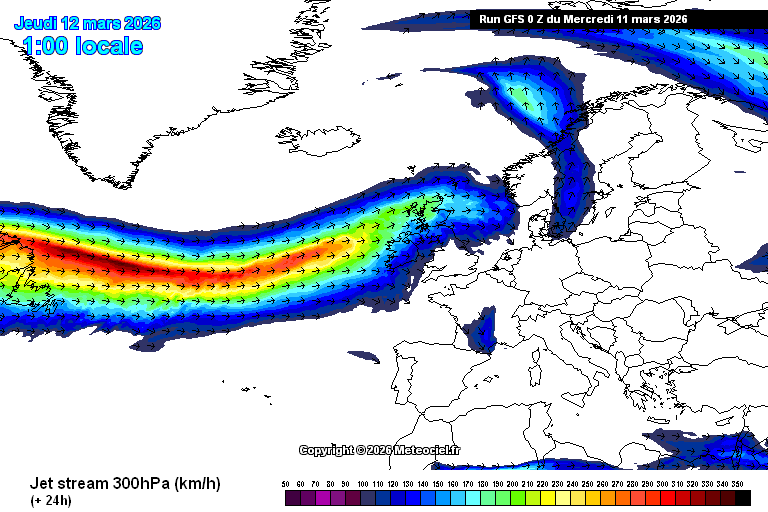 Uma depressão deverá trazer uma mudança drástica do regime atmosférico por volta de 18 de março - O que se espera no tempo em Portugal? Com o jato polar apontado a Norte a próxima semana trará estabilidade ao tempo em Portugal