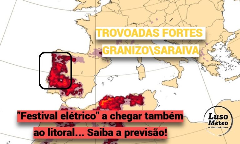 Trovoadas fortes e granizo a partir da tarde desta terça, e "festival elétrico" na madrugada de quarta (no litoral) - saiba os detalhes da previsão!