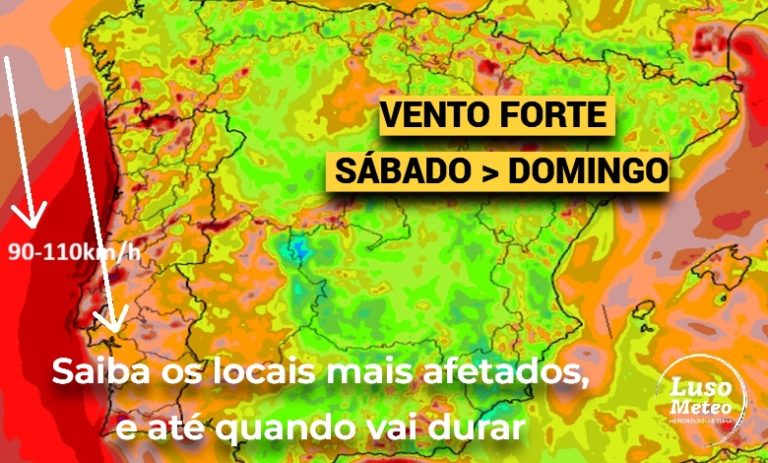Vento forte - saiba em que locais as rajadas podem superar 100km/h neste sábado, qual o pico de intensidade e até quando vai durar!