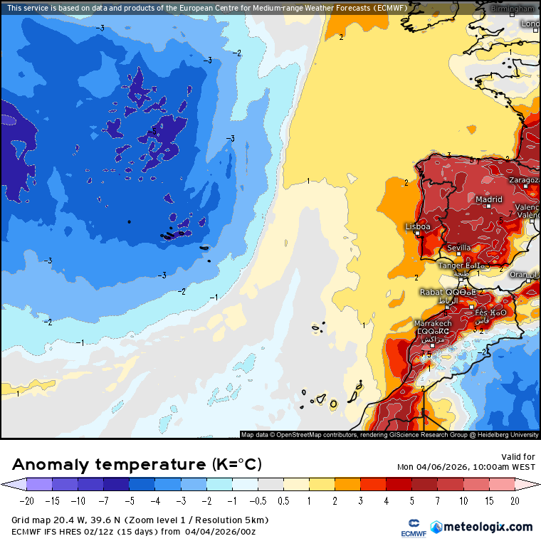 Calor abafado, poeiras e chuva de lama - saiba todos os fenómenos meteorológicos que afetarão Portugal com a previsão do tempo na segunda, 6 de abril Enorme contraste térmico entre Açores, Madeira e Continente - para uns o frio, para outros o calor!