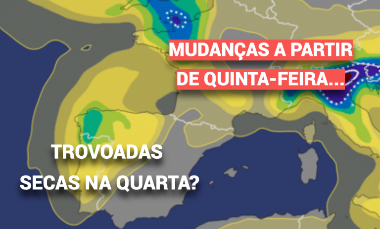 Primeiro o calor (e trovoadas secas?) e depois os nevoeiros persistentes - saiba as previsões para os próximos dias (quinta-sexta, 29-30 de maio)