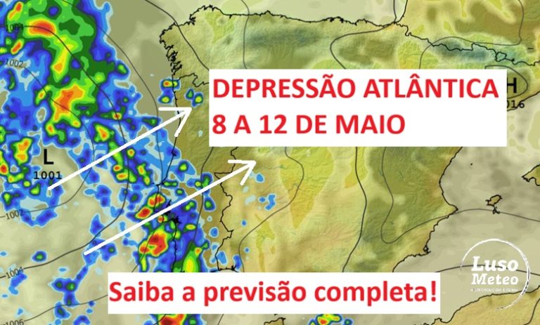 Depressão Atlântica provoca várias frentes frias e vários dias de chuva (e não vem sozinha!). Ar polar frio depois? Neve em Maio? Saiba as últimas previsões! Depressão Atlântica provoca várias frentes frias e vários dias de chuva (e não vem sozinha!). Ar polar frio depois? Neve em Maio? Saiba as últimas previsões!