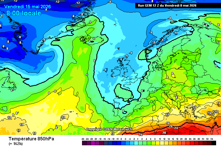 Vem aí uma madrugada "elétrica" em Lisboa e no Oeste devido a uma frente, podendo a trovoada alargar a mais regiões depois - saiba as previsões atualizadas Muito frio no dia 15 de maio? A confirmar!