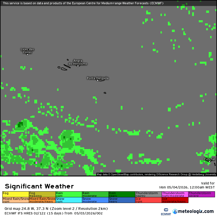 Tempestade atlântica a caminho? Depressões próximas e tempo instável marcam o tempo esta semana, 4 a 10 de maio de 2026
