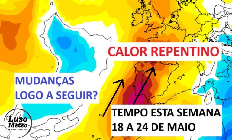 Nova reviravolta no tempo? – Uma depressão ameaça, depois do calor repentino que se aproxima – Saiba a previsão do tempo esta semana, 18 a 24 de maio de 2026 Nova reviravolta no tempo? - Uma depressão ameaça, depois do calor repentino que se aproxima - Saiba a previsão do tempo esta semana, 18 a 24 de maio de 2026