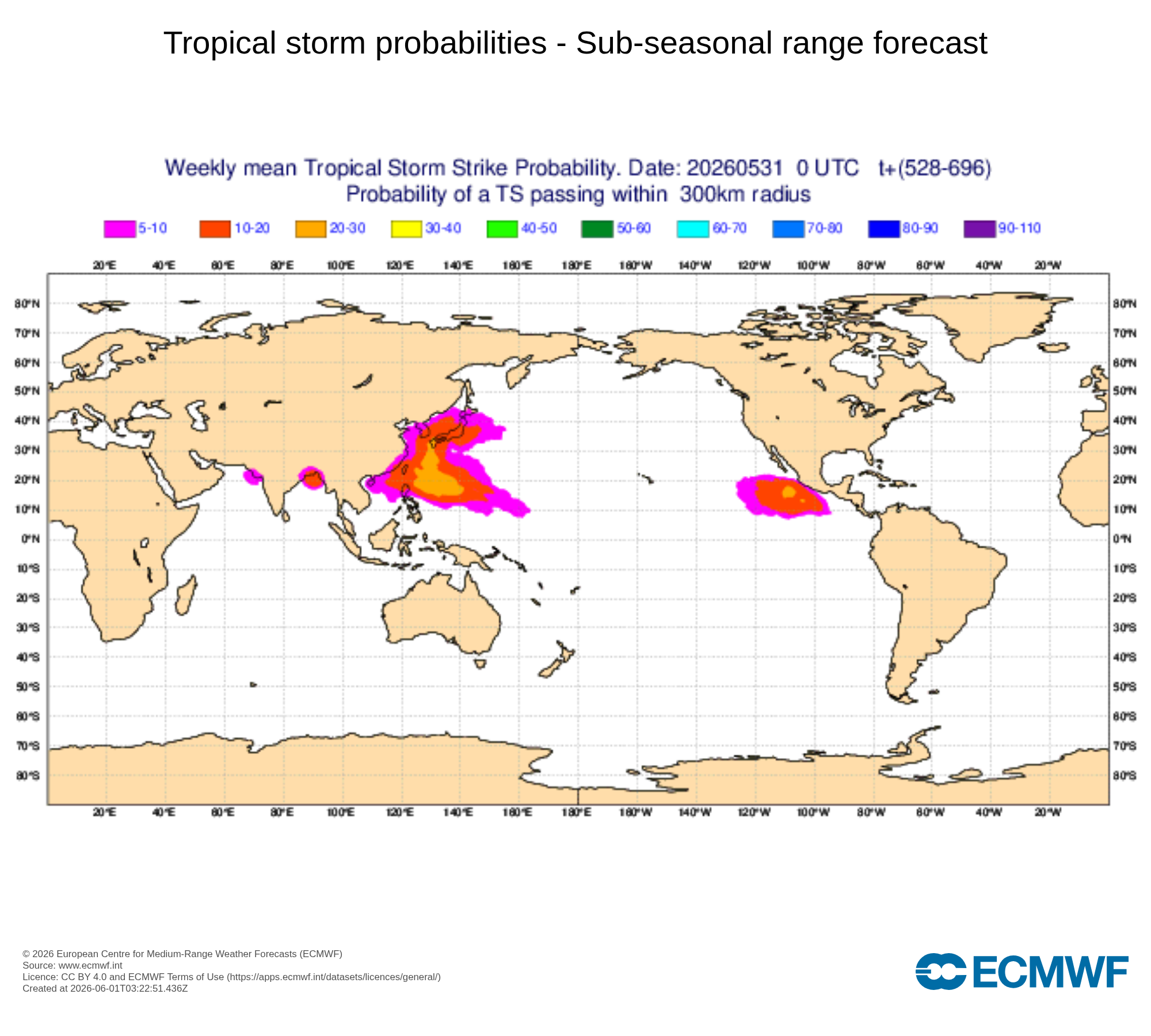 O forno irá ligar a sério, e o tempo em Junho trará calor acima do normal a Portugal, mas também variabilidade - saiba a previsão completa! Atividade tropical significativa no Pacífico Noroeste em Junho