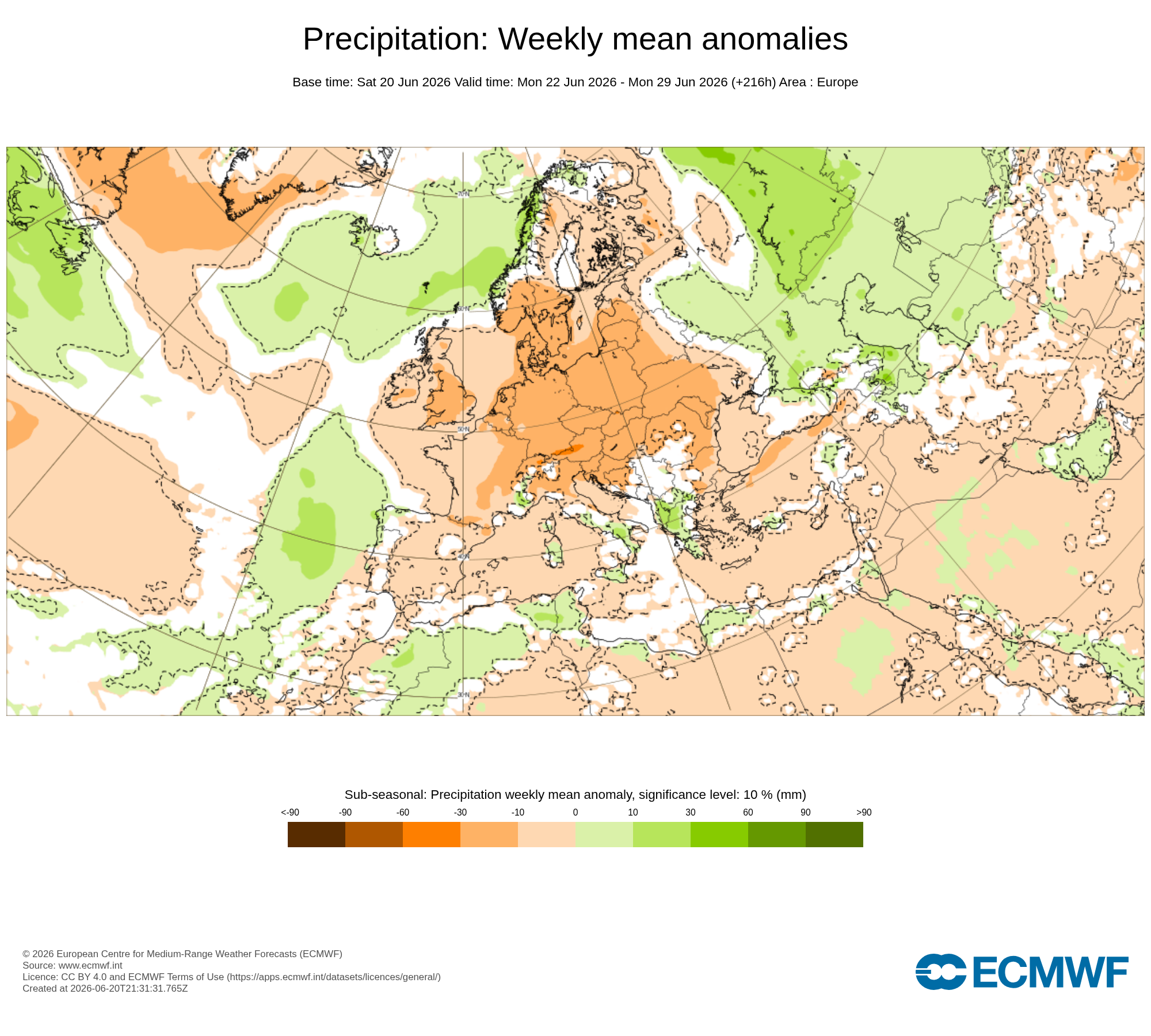 Em vez de calor... São João pode trazer mau tempo - saiba a previsão do tempo esta semana, 22 a 28 de junho Alguns modelos, como o Europeu ECMWF, prevêem mais precipitação que o normal no litoral Continental, mas há tendência para mais precipitação também no Interior na quarta-feira!