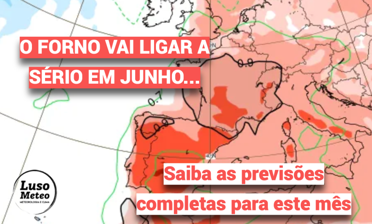 O forno irá ligar a sério, e o tempo em Junho trará calor acima do normal a Portugal, mas também variabilidade – saiba a previsão completa! O forno irá ligar a sério, e o tempo em Junho trará calor acima do normal a Portugal, mas também variabilidade - saiba a previsão completa!
