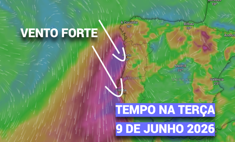 Vento forte – forte nortada antes da chegada do calor intenso – saiba a previsão do tempo na terça, 9 de junho de 2026 Vento forte - forte nortada antes da chegada do calor intenso - saiba a previsão do tempo na terça, 9 de junho de 2026