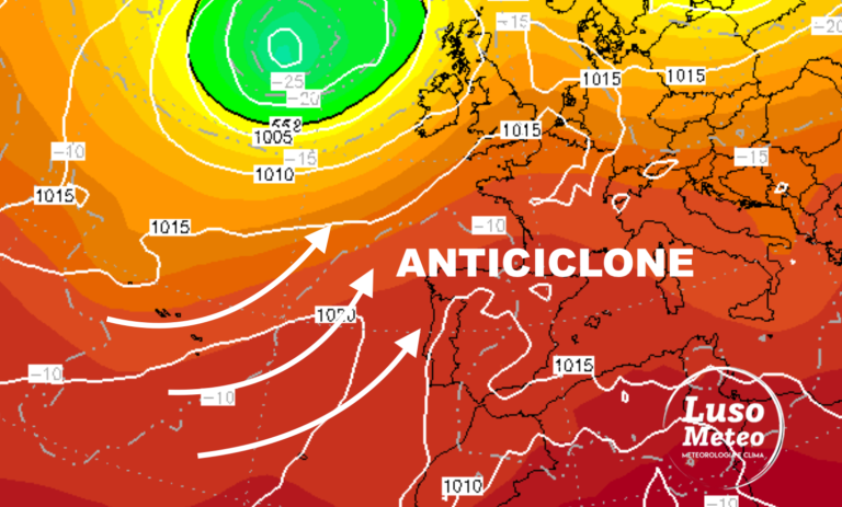 Reforço do anticiclone em direção à Europa, mas será que persistem as trovoadas? Frente fria nos Açores! Confira a previsão do tempo na terça, 16 de junho de 2026 Reforço do anticiclone em direção à Europa, mas será que persistem as trovoadas? Frente fria nos Açores! Confira a previsão do tempo na terça, 16 de junho de 2026