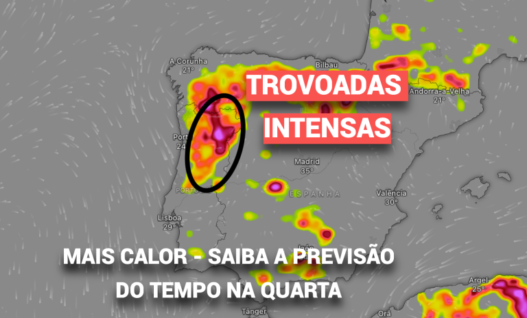 Trovoadas intensas, e temperaturas até 40ºC – saiba em que regiões – previsão do tempo na quarta, 17 de junho de 2026 Trovoadas intensas, e temperaturas até 40ºC - saiba em que regiões - previsão do tempo na quarta, 17 de junho de 2026