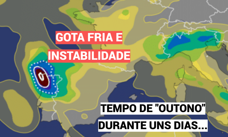 Gota fria - fenómeno que transformará o Verão em Outono a partir desta tarde - o que é? E o que esperar?