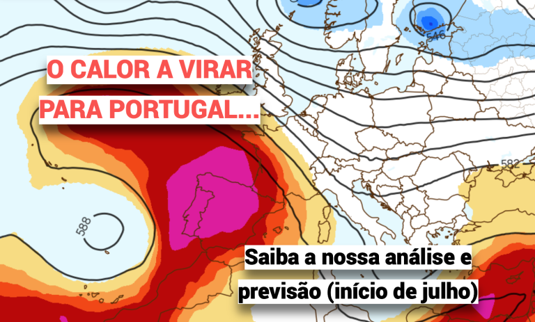 Em Julho o calor extremo vira para Portugal - veja o que prevêem os melhores modelos para a sua região!