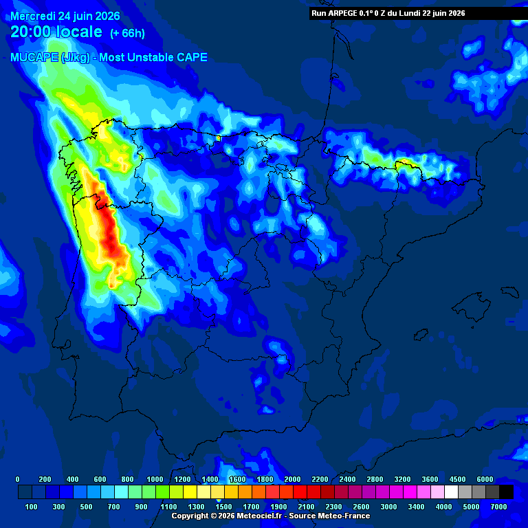 Muita energia convectiva nesta quarta poderá permitir um cenário de mau tempo no Norte e Centro durante a tarde